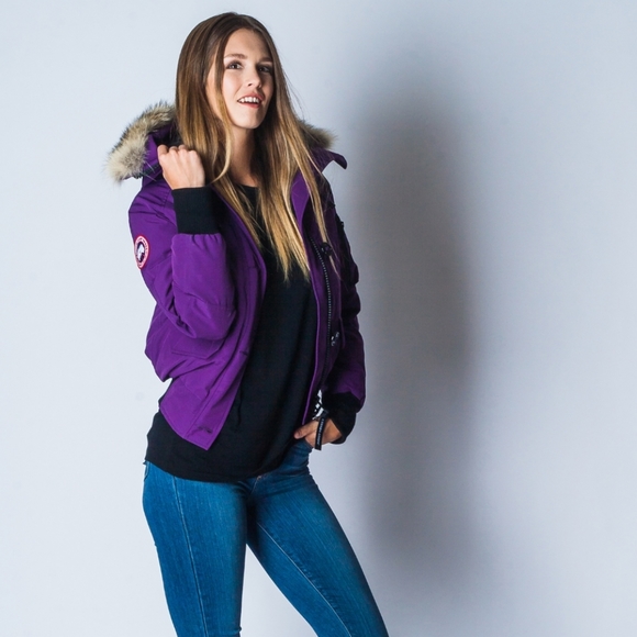 🌼SOLD🌼Canada Goose Chilliwack Bomber jacket size small, limited edition purple - Picture 2 of 15